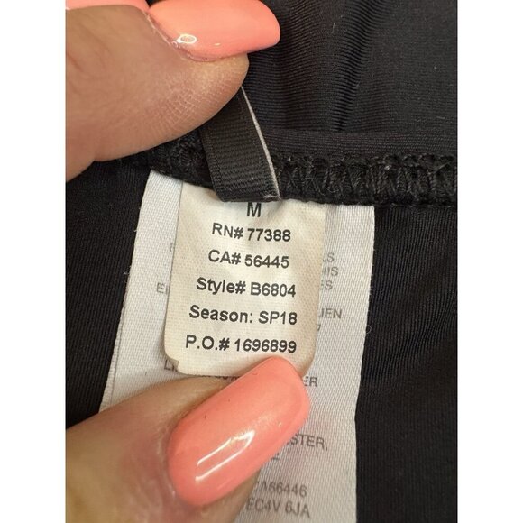 Black Bikini Set M Strappy Top Low-Rise Bottom Y2K Festival Swimwear Cool - Picture 10 of 11